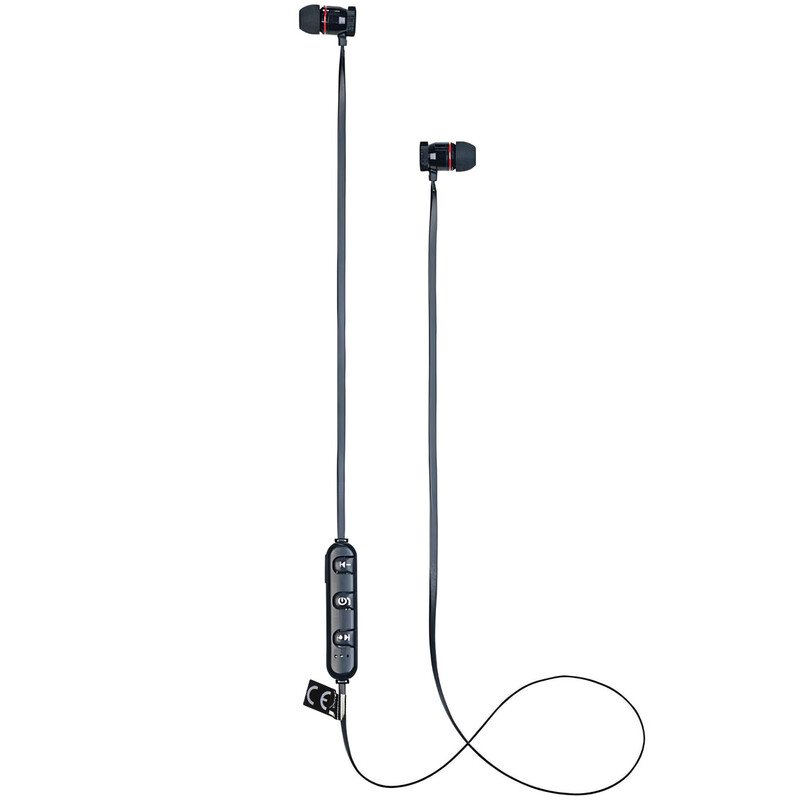 Słuchawki douszne Stereo Auvisio Bluetooth z magnesem, Bluetooth 5.0