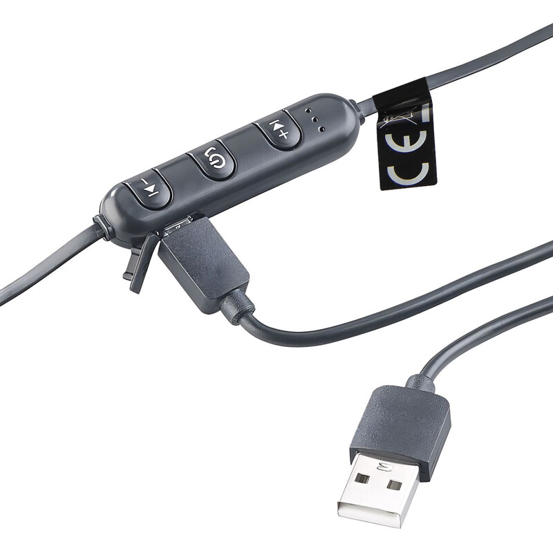 Słuchawki douszne Stereo Auvisio Bluetooth z magnesem, Bluetooth 5.0
