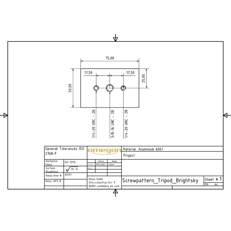 Omegon Lornetka Brightsky 22x70 - 90°