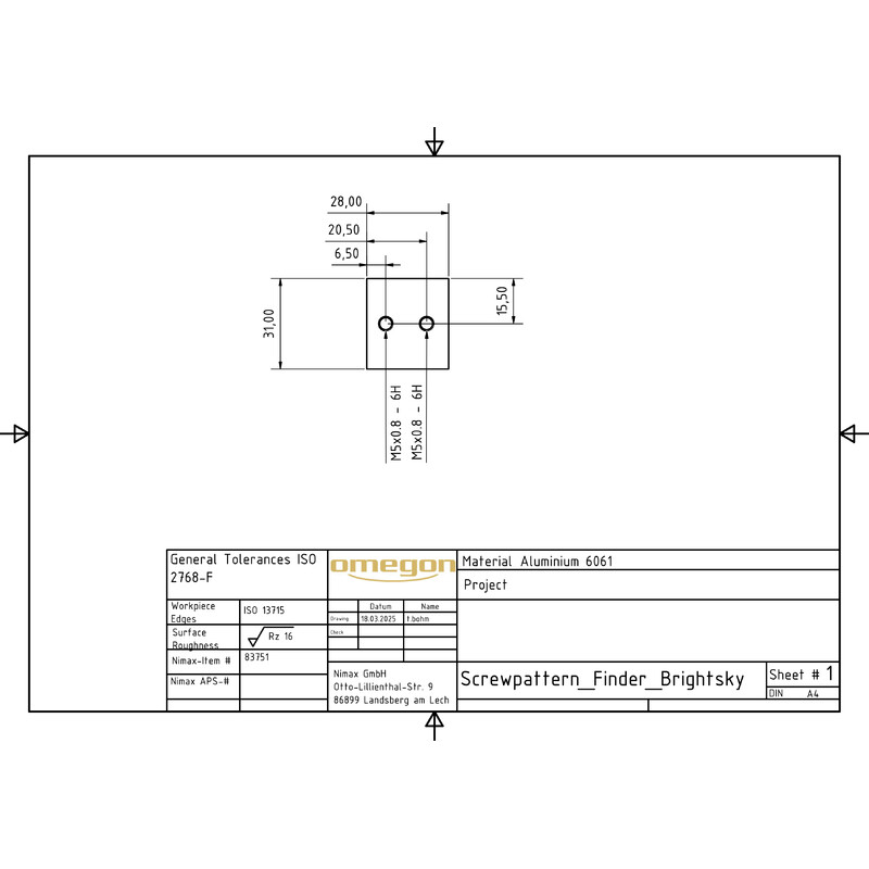 Omegon Lornetka Brightsky 22x70 - 90°