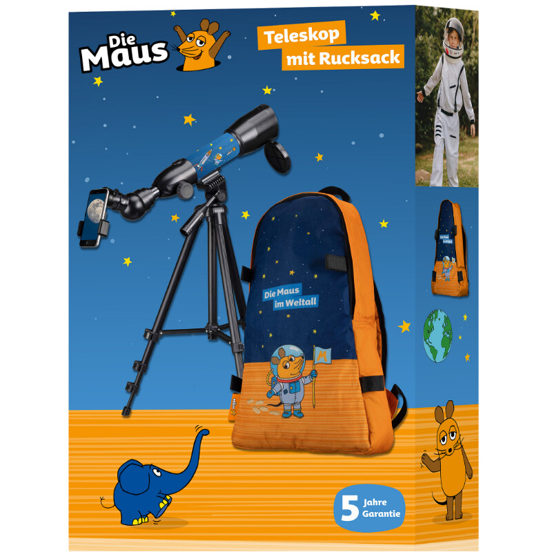 DieMaus Teleskop AC 50/350 z plecakiem