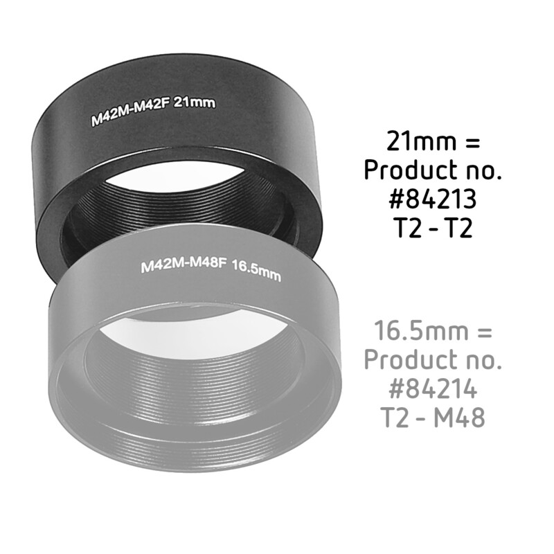 Omegon Tuleja przedłużająca Przedłużka T2 i gniazdo 2'' 21 mm