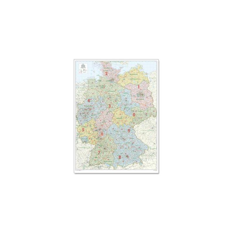 Bacher Verlag Mapa administracyjna, całe Niemcy, duża