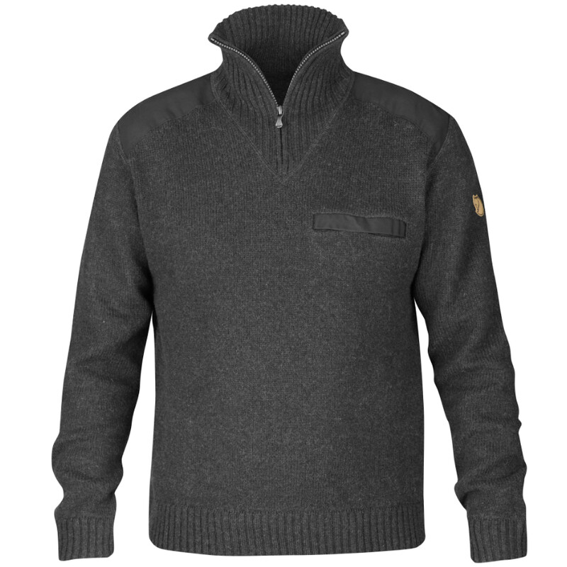 Fjällräven Koster Sweter M, 030 Ciemnoszary, M