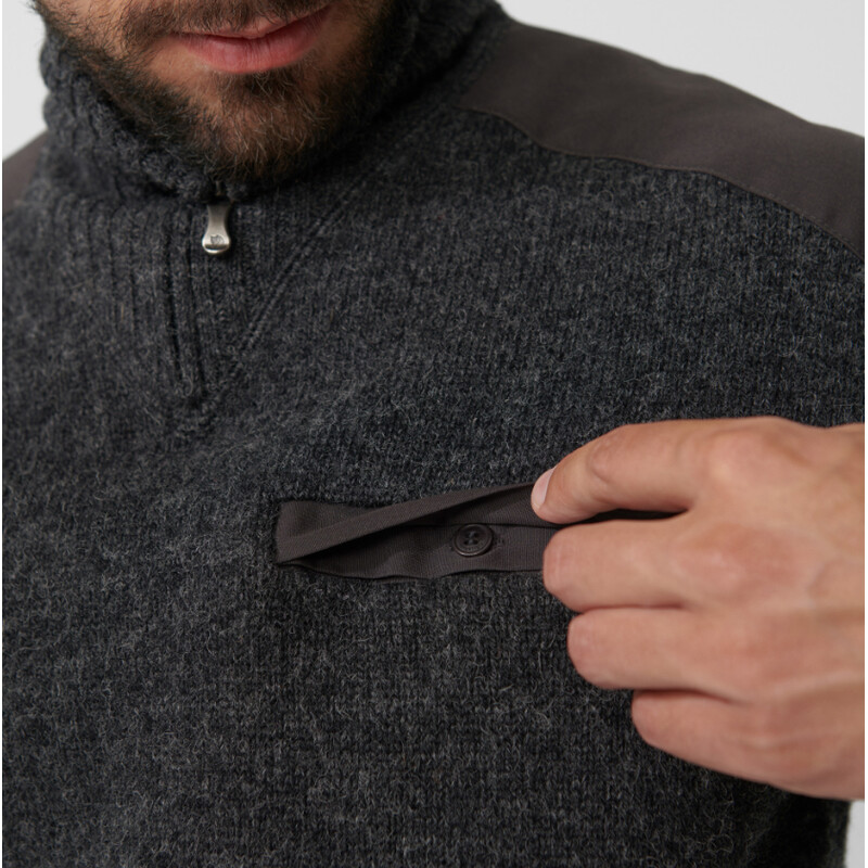 Fjällräven Sweter Koster M, 030 ciemnoszary, S