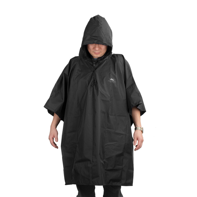 Summit-Creative Poncho przeciwdeszczowe czarne