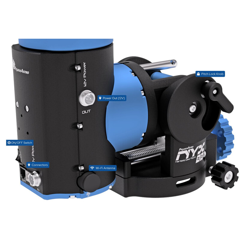 PegasusAstro Montaż NYX-88 Harmonic + Saddle Powerbox