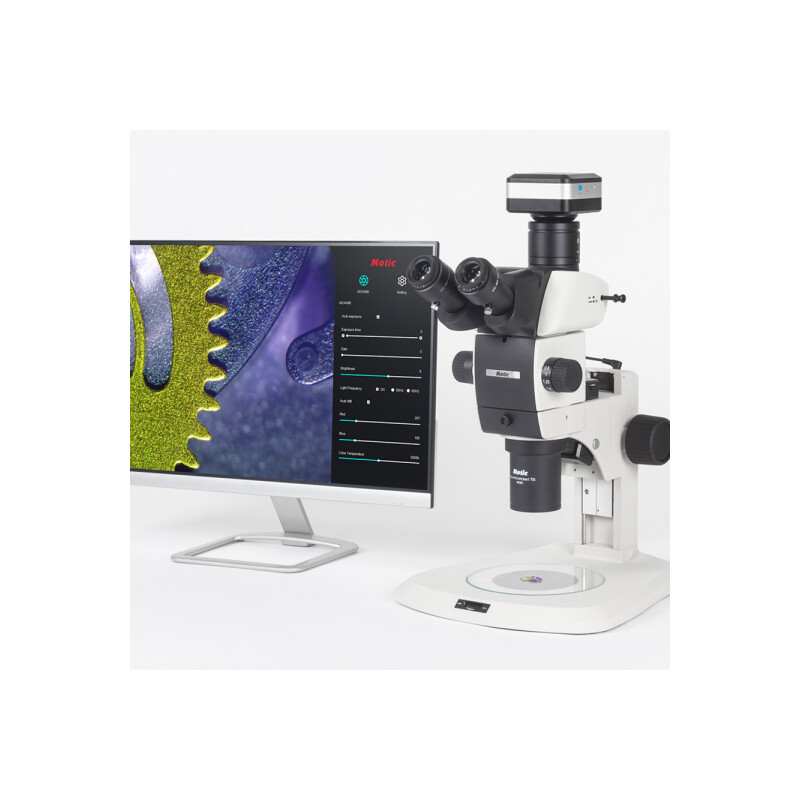 Motic Aparat fotograficzny 4000X, kolor, 8MP, CMOS, 1/2.8, WiFi & USB, 1.45 µm