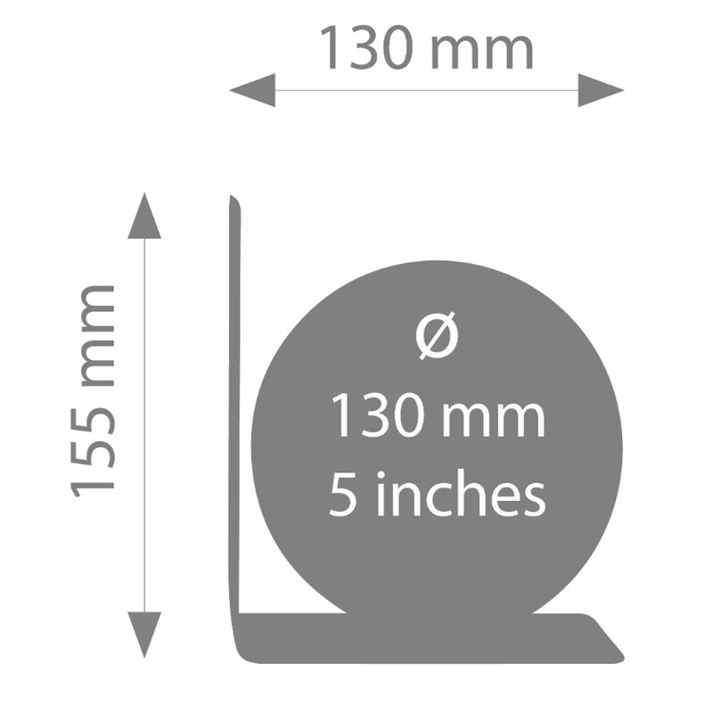 TROIKA Globus BookGlobe Physical Single 13 cm