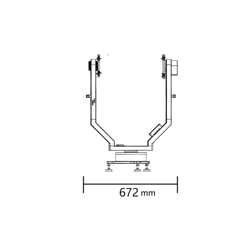 iOptron Montaż HAZ130 Strain Wave Alt-AZ RC16