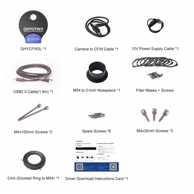 QHY Koło filtrujące CFW3L 7x 50 mm