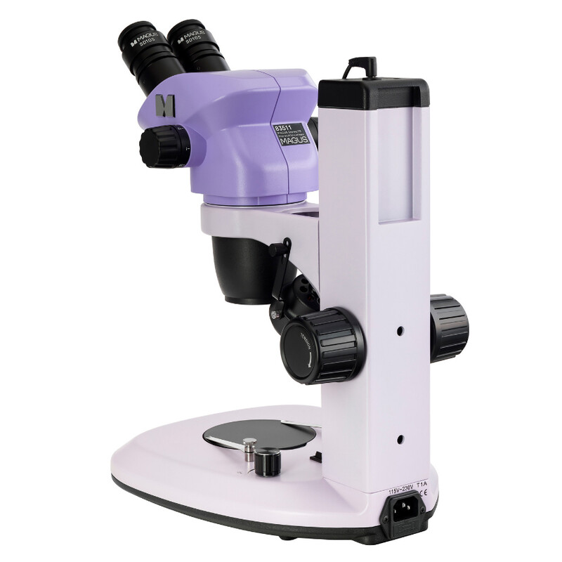 MAGUS Mikroskop stereoskopowy zoom 7B 6.7x-45x bino Greenough 3W LED