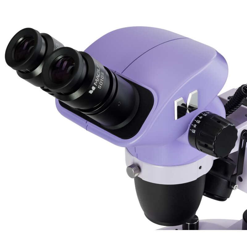 MAGUS Mikroskop stereoskopowy zoom 8B 6.5x-55x bino Greenough 3W LED