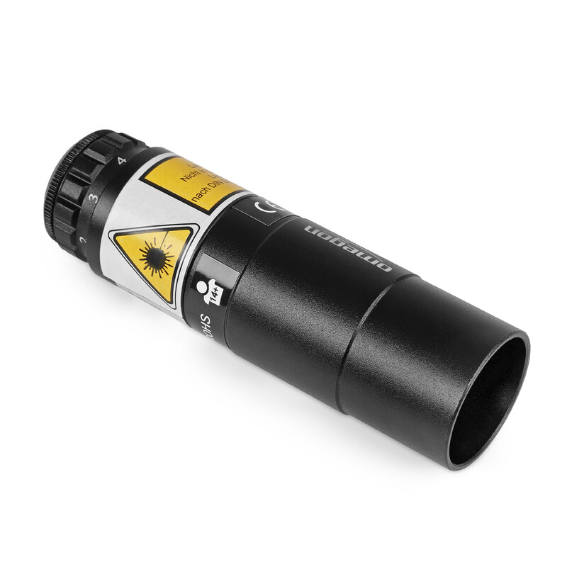 Omegon Kolimator laserowy 1,25" do teleskopów Newtona, wyposażony w okno obrazowe Rev. B