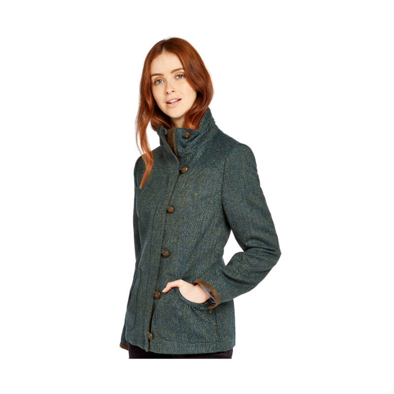 Dubarry of Ireland Tweedowa kurtka Bracken 89 Mist rozmiar 40