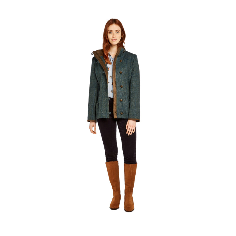 Dubarry of Ireland Tweedowa kurtka Bracken 89 Mist rozmiar 40