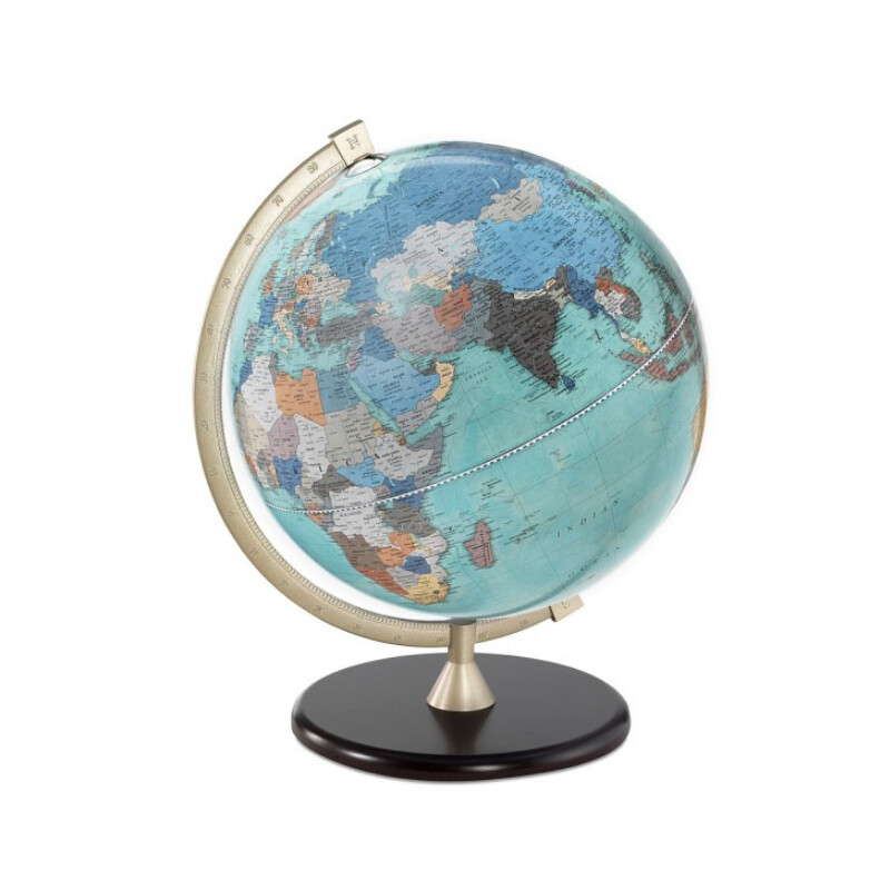 Zoffoli living Globus James Cook Acquamarina 33cm
