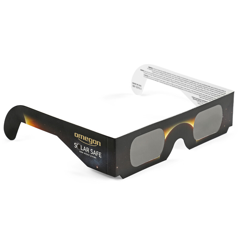 Omegon Okulary do obserwacji zaćmienia Słońca Sonnenfinsternis-Brille Sofi Solar Safe 100 Stück