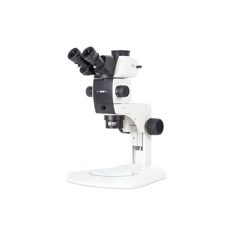 Motic Mikroskop stereoskopowy zoom SM7TR-P A1X, trino, 8-56X, wd 90 mm, 7:1
