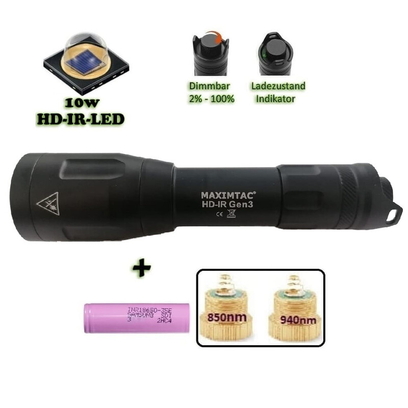 Maximtac HD-IR Gen 3 LED rozjaśniacz podczerwieni