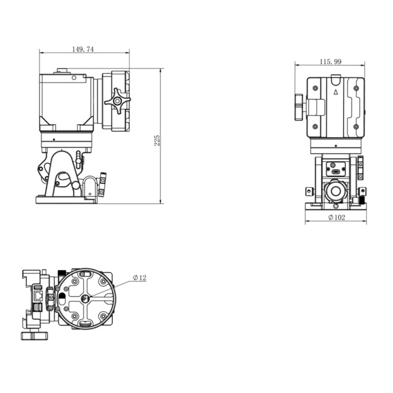 iOptron Montaż HAE29B AZ/EQ EC dual SWG iMate
