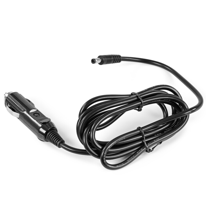 Omegon Kabel Gniazdo zapalniczki 12 V 10 A – 5,5–2,1 mm, 2 m