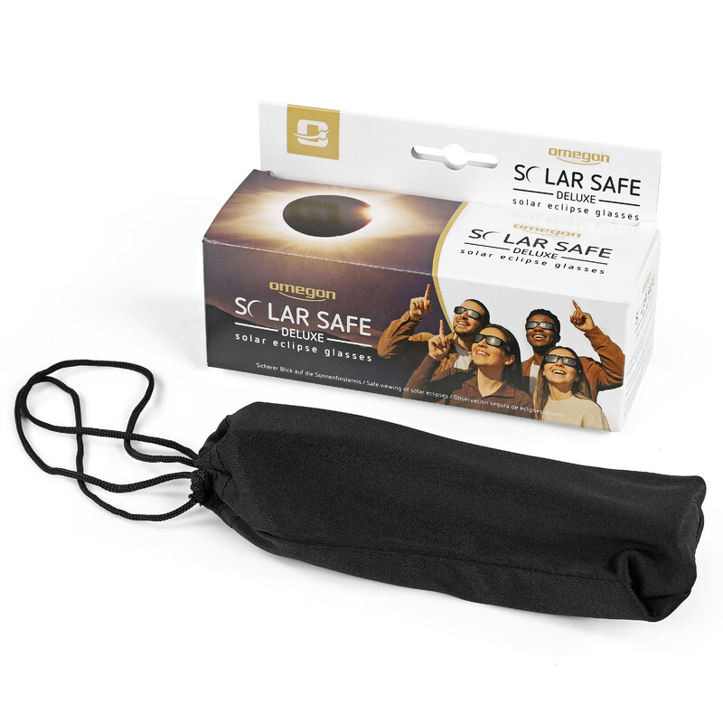 Omegon Okulary do obserwacji zaćmienia Słońca Sonnenfinsternis-Brille Solar Safe Deluxe