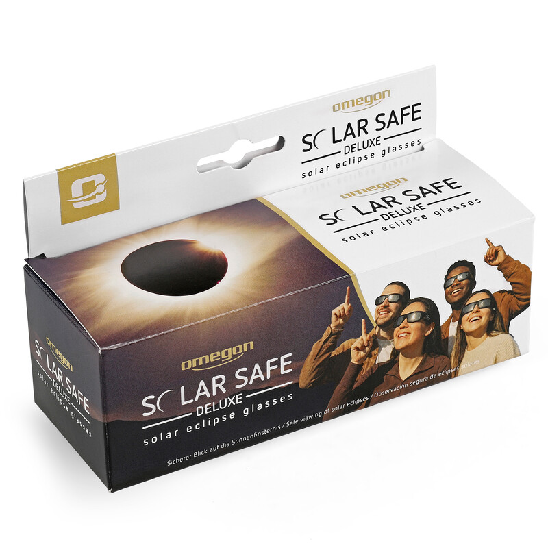 Omegon Okulary do obserwacji zaćmienia Słońca Sonnenfinsternis-Brille Solar Safe Deluxe