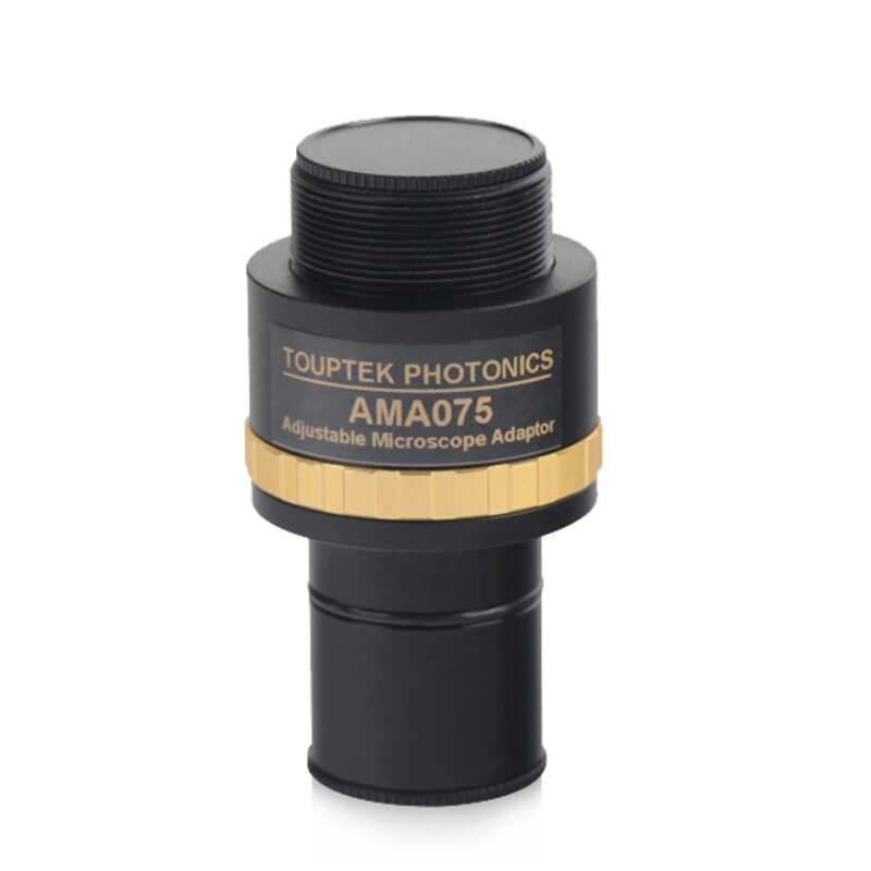 ToupTek adaptery do aparatów fotograficznych AMA075, 0,75x, c-mount, z możliwością regulacji ostrości