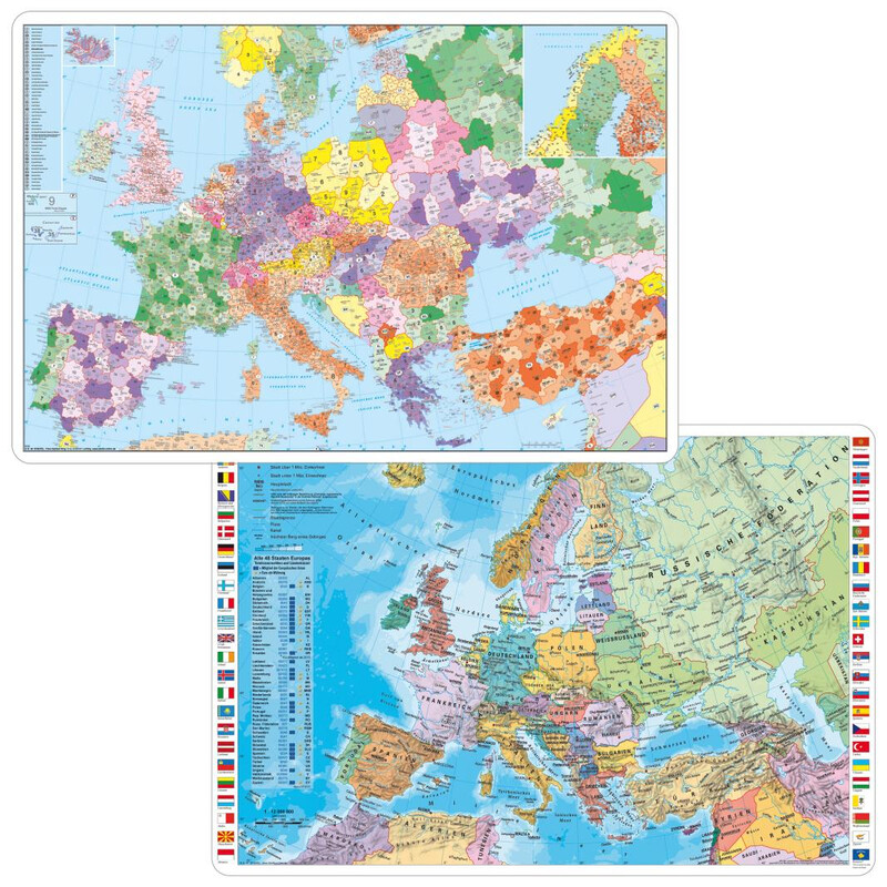 Stiefel Materiał piśmienny europa PLZ / fizyczna (59 cm x 42 cm)