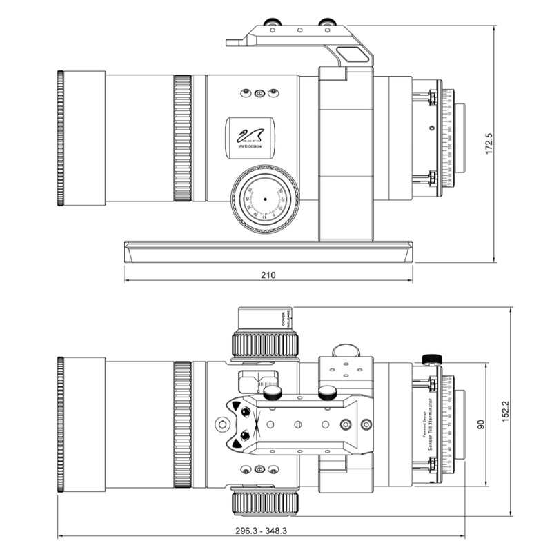 William Optics Refraktor apochromatyczny AP 56/269 UltraCat 56 WIFD