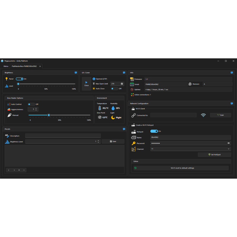 PegasusAstro Maska płskiego pola FlatMaster 120 Neo