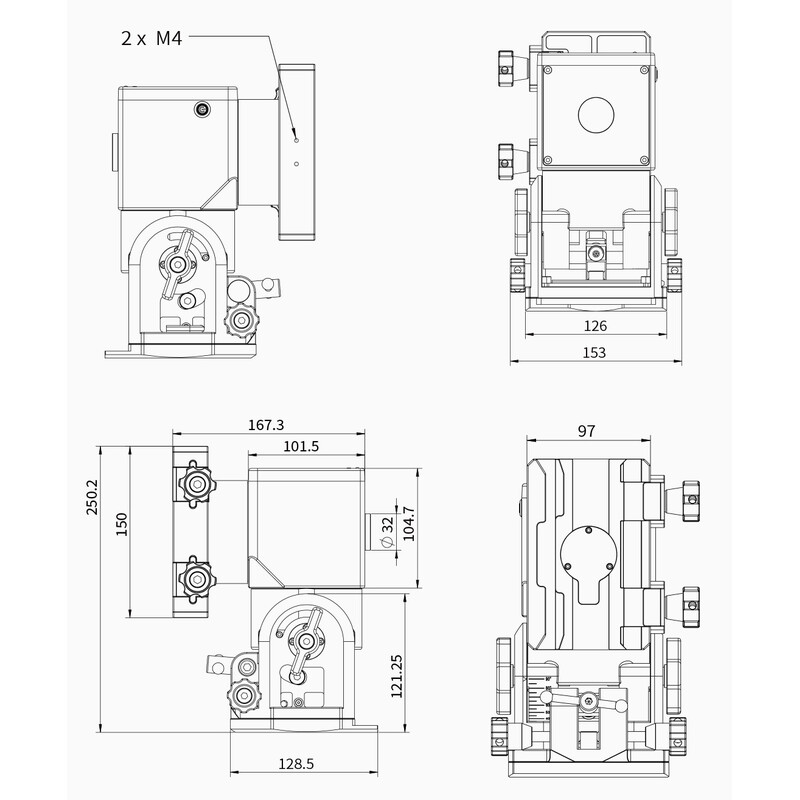 ZWO Montaż AM7 Harmonic Equatorial