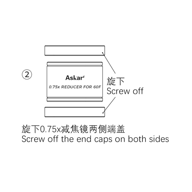 Askar Reduktor 0,75x 60F