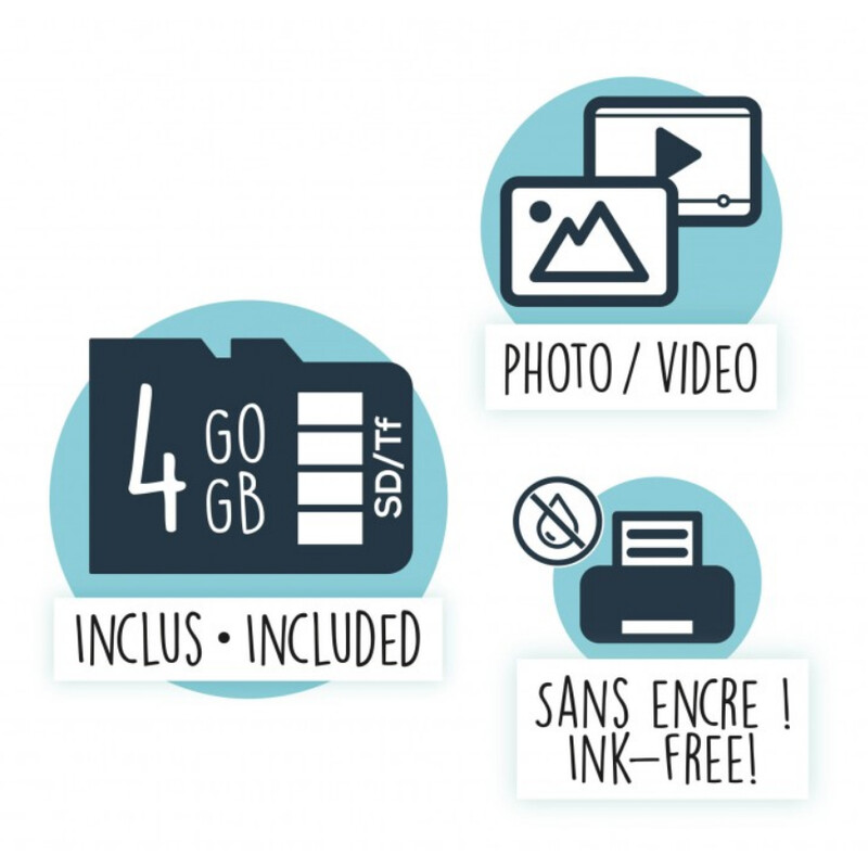 Buki Aparat fotograficzny z natychmiastowym wywoływaniem zdjęć dla dzieci i młodzieży