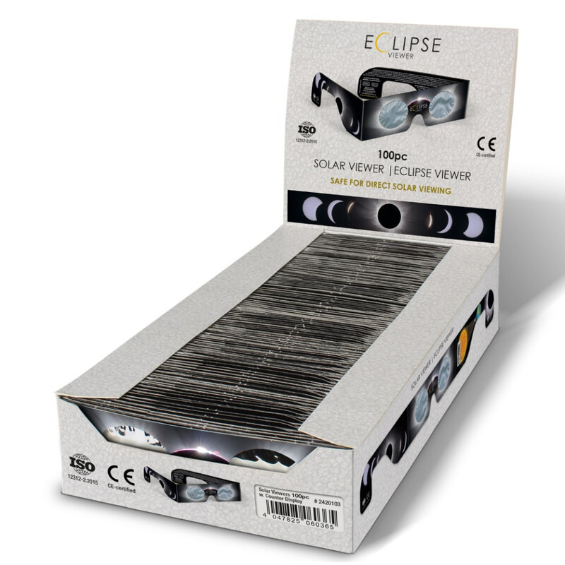 Baader Okulary do obserwacji zaćmienia Słońca Sonnenfinsternis-Brille Sonnenfinsternis Sofi Beobachtungsbrille Solar Viewer AstroSolar® 100 Stück