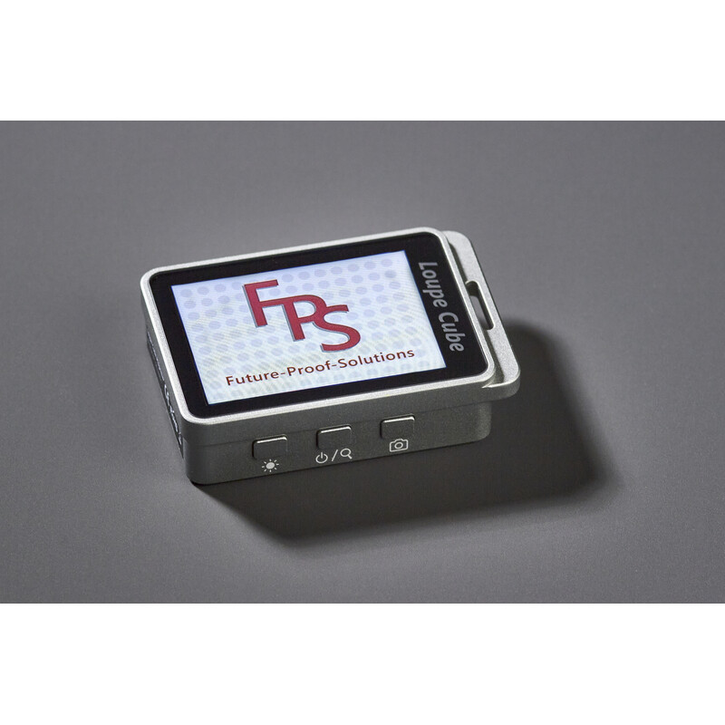 FPS Elektroniczna lupa Magic Loupe Cube – kompaktowa, powiększenie od 7x do 19x, światło UV i wyświetlacz 2,4"