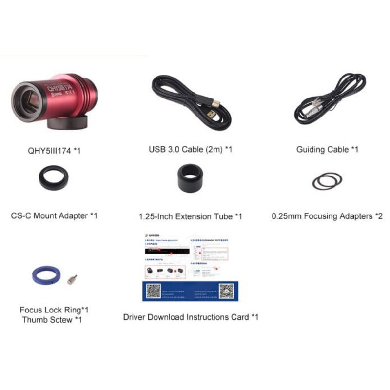 QHY Aparat fotograficzny 5III 174M Mono