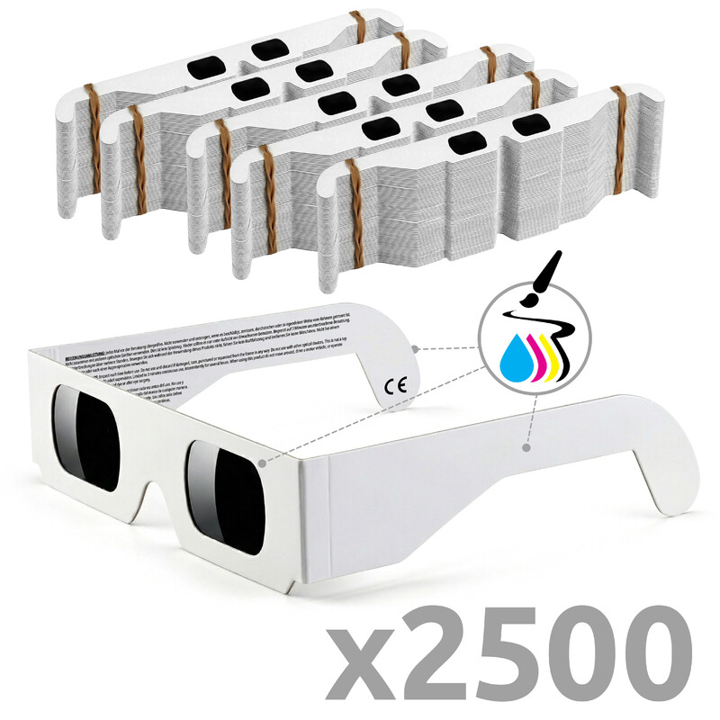 Omegon Okulary do obserwacji zaćmienia Słońca OEM Solar Safe 2500 szt.