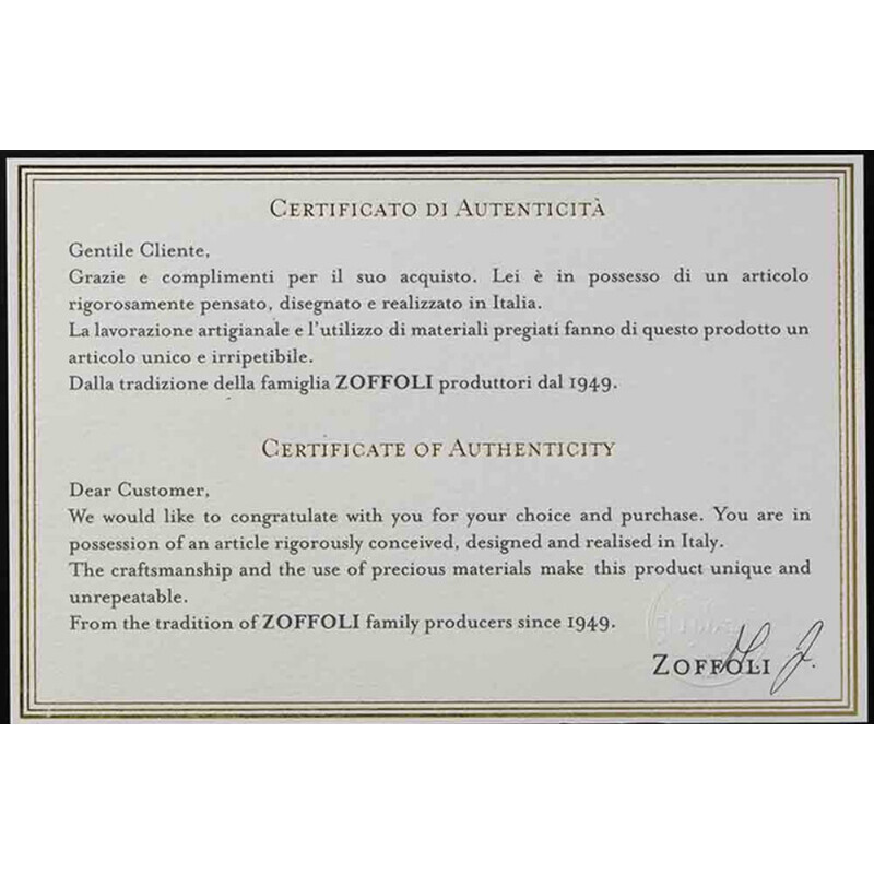 Zoffoli living Globus James Cook złoto/biały 33 cm