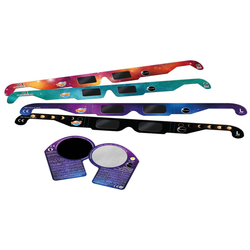 Buki Okulary do obserwacji zaćmienia Słońca Sonnenfinsternis-Brille Family Pack