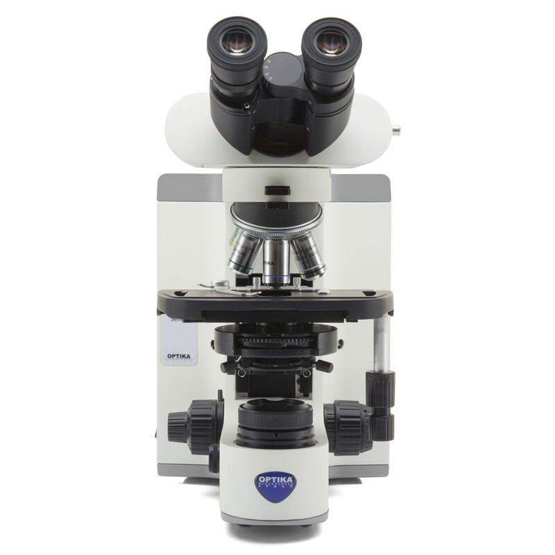 Optika Mikroskop B-810DK, trino, HF, DF, infinity, plan, 40–1000x, LED