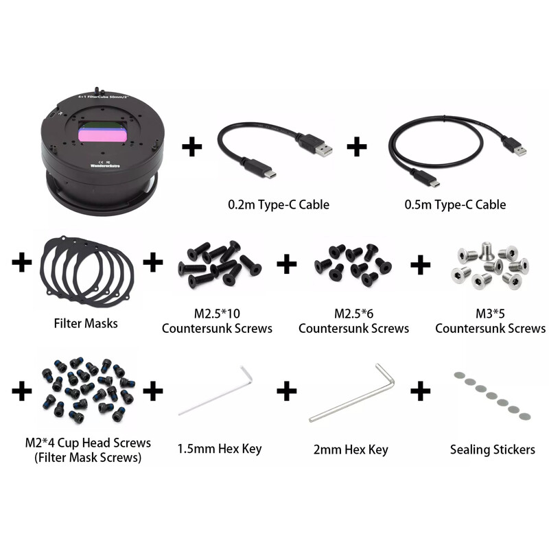 Wanderer Astro Koło filtrów Cube do Celestron RASA 1100 i 3600