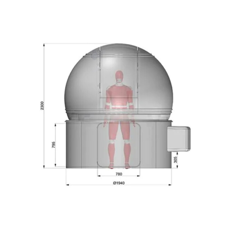 ScopeDome Kopuła obserwatorium astronomicznego, średnica 2 m H80